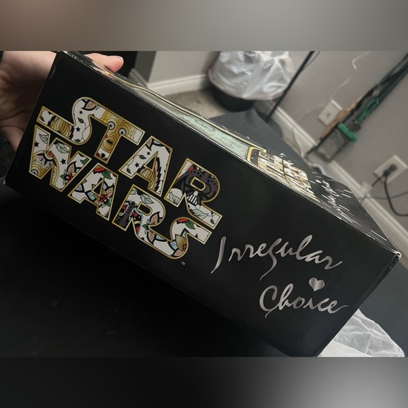 size & new darth vader irregular choice flats - Picture 1 of 6